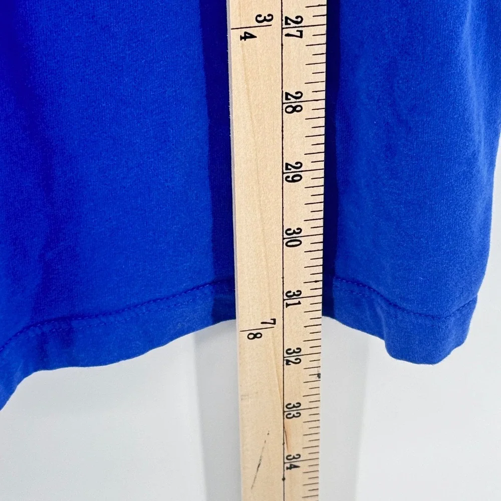 The North Face T-Shirt XL Blue Distressed Grunge Worn Graphic Tee Short‎ Sleeve